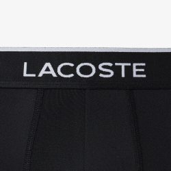 Lot de 3 Boxers Homme Lacoste Microfibre Noir | DM'Sports