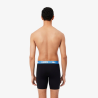 Lot de 3 Boxers Longs Homme Lacoste Polyamide Noir/Vert-Lauze/Turquin | DM'Sports