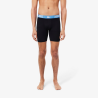Lot de 3 Boxers Longs Homme Lacoste Polyamide Noir/Vert-Lauze/Turquin | DM'Sports
