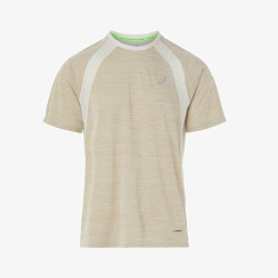 T-shirt Asics Homme ROAD SS TOP Crème