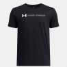 T-Shirt enfant à manches courtes Under Armour Logo Wordmark Noir