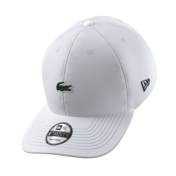 Casquette Unisexe Lacoste x New Era Golf Performance Blanche