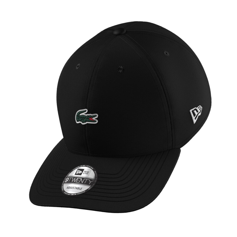 Casquette Unisexe Lacoste x New Era Golf Performance Noire