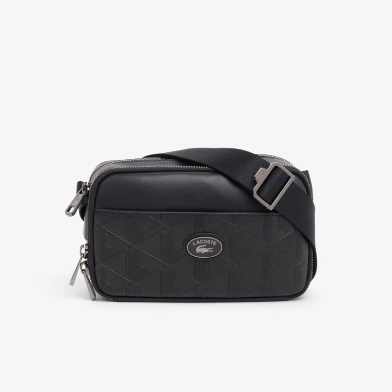 Sac Homme Lacoste Nomogramme S Sac Reporter Monogramme Noir