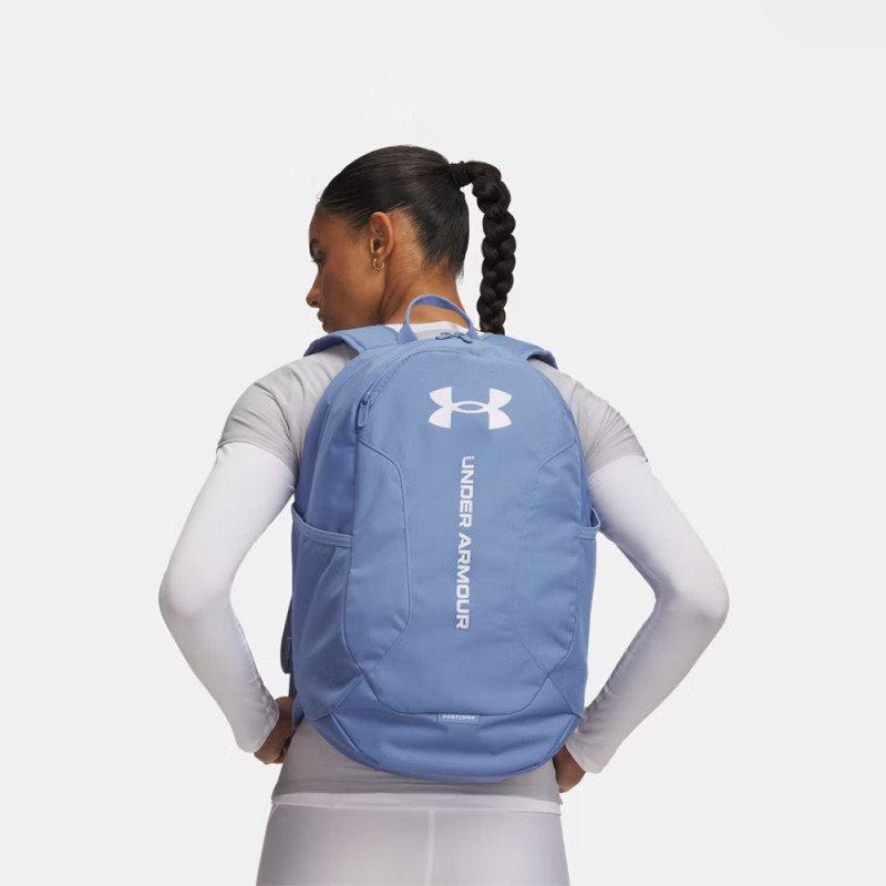 Sac à Dos Under Armour Hustle Lite – Bleu /Blanc – Léger, Résistant & Déperlant