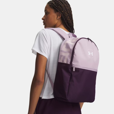 Sac à Dos Under Armour Essential Printed – mauve/violet/blanc – Pratique, Résistant Polyvalent