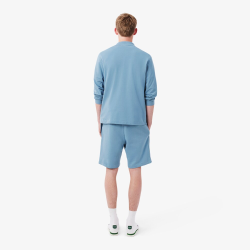 Short Lacoste Molleton Bandes Rayées Aral Homme | DM'Sports