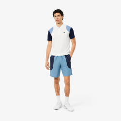 Short Lacoste Sport Déperlant Aral/Marine Homme | DM'Sports