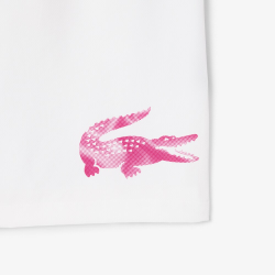 Short Lacoste Sport Déperlant Farine/Sinople Homme | DM'Sports