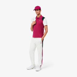 Pantalon de Survêtement Homme Lacoste Farine/Sinople-Rubine