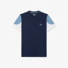 T-shirt Lacoste Off Court Imprimé Dos Marine Aral Homme | DM'Sports