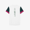 T-shirt Homme Lacoste Sport Imprimé Dos Tennis Performance Off Court Farine/Sinople-Rubine | DM'Sports