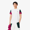 T-shirt Homme Lacoste Sport Imprimé Dos Tennis Performance Off Court Farine/Sinople-Rubine