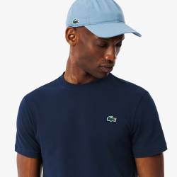 T-shirt Homme Lacoste Sport Imprimé Dos Marine/Blanc | DM'Sports