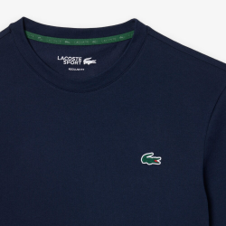 T-shirt Homme Lacoste Sport Imprimé Dos Marine/Blanc | DM'Sports