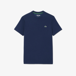 T-shirt Homme Lacoste Sport Imprimé Dos Marine/Blanc | DM'Sports