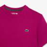 T-shirt Homme Lacoste Sport Imprimé Dos Rubine/Blanc | DM'Sports
