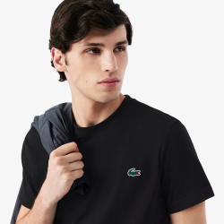 T-shirt Homme Lacoste Sport Imprimé Dos Noir/Patisson | DM'Sports