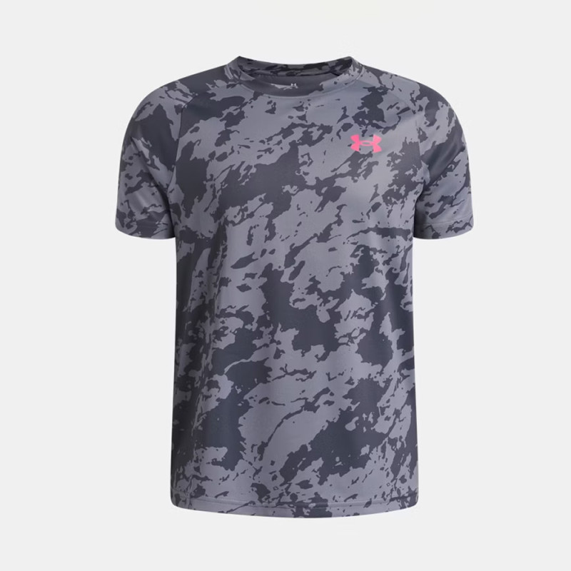 T-Shirt Enfant Manches Courtes UNDER ARMOUR Tech™ 2.0 Gris