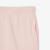 Short Homme Lacoste en molleton gratté de coton biologique Rose Clair