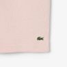 Short Homme Lacoste en molleton gratté de coton biologique Rose Clair
