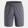 Short Garçon Under Armour Tech™ Play Gris Orange | DM’Sports