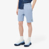 Short Homme Lacoste en molleton gratté de coton biologique Bleu Clair