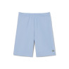 Short Homme Lacoste en molleton gratté de coton biologique Bleu Clair