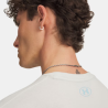 T-shirt à Manches Courtes Homme Under Armour Blend Logo Bleu Opale Rouge Anthem | DM'Sports