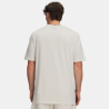 T-shirt à Manches Courtes Homme Under Armour Blend Logo Bleu Opale Rouge Anthem | DM'Sports