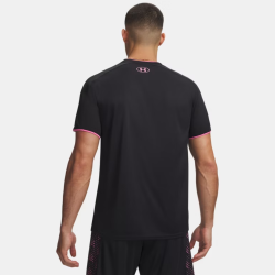 T-shirt à Manches Courtes Homme Under Armour Challenger Noir Rose | DM'Sports