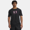 T-shirt à Manches Courtes Homme Under Armour Challenger Graphic Noir Rose