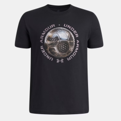 T-shirt à Manches Courtes Garçon Under Armour Challenger Graphic Noir