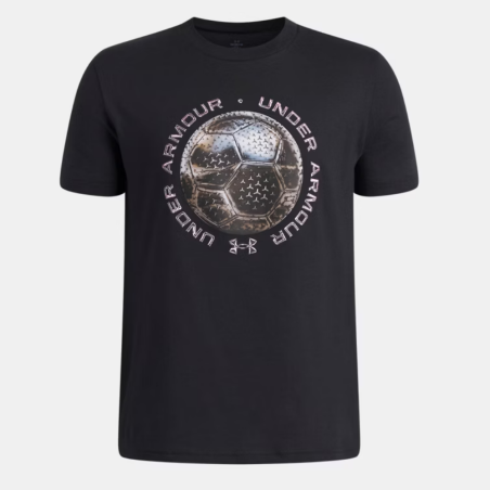 T-shirt à Manches Courtes Garçon Under Armour Challenger Graphic Noir
