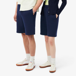 Short relaxed fit LACOSTE en molleton Bleu Marine
