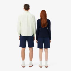 Short relaxed fit LACOSTE en molleton Bleu Marine
