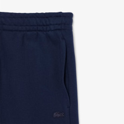 Short relaxed fit LACOSTE en molleton Bleu Marine