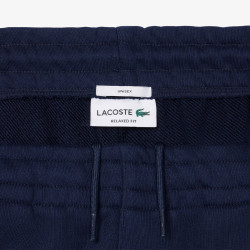 Short relaxed fit LACOSTE en molleton Bleu Marine