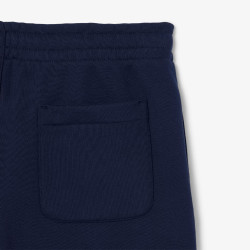 Short relaxed fit LACOSTE en molleton Bleu Marine