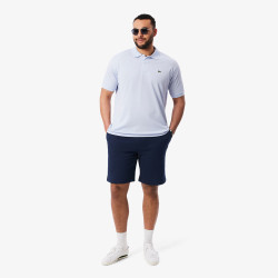 Short relaxed fit LACOSTE en molleton Bleu Marine