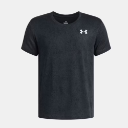 T-shirt à Manches Courtes Garçon Under Armour Tech™ Pixelate Anthracite Blanc