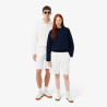 Short relaxed fit LACOSTE en molleton Blanc