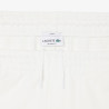 Short relaxed fit LACOSTE en molleton Blanc