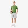 Short regular fit LACOSTE en molleton Gris Clair