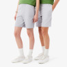 Short regular fit LACOSTE en molleton Gris Clair