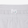 Short regular fit LACOSTE en molleton Gris Clair