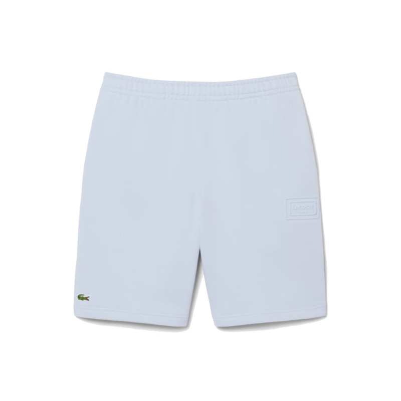 Short regular fit LACOSTE en molleton Bleu Clair