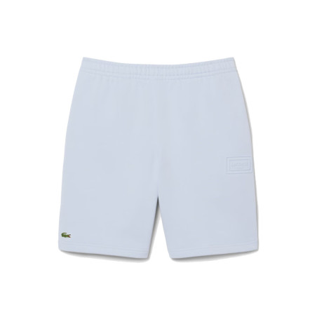Short regular fit LACOSTE en molleton Bleu Clair