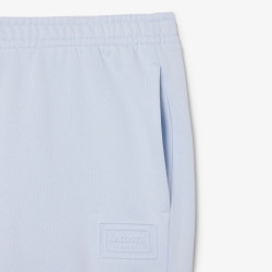 Short regular fit LACOSTE en molleton Bleu Clair