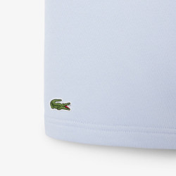Short regular fit LACOSTE en molleton Bleu Clair